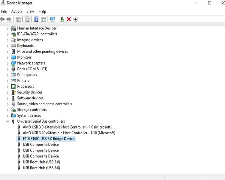 device manager
