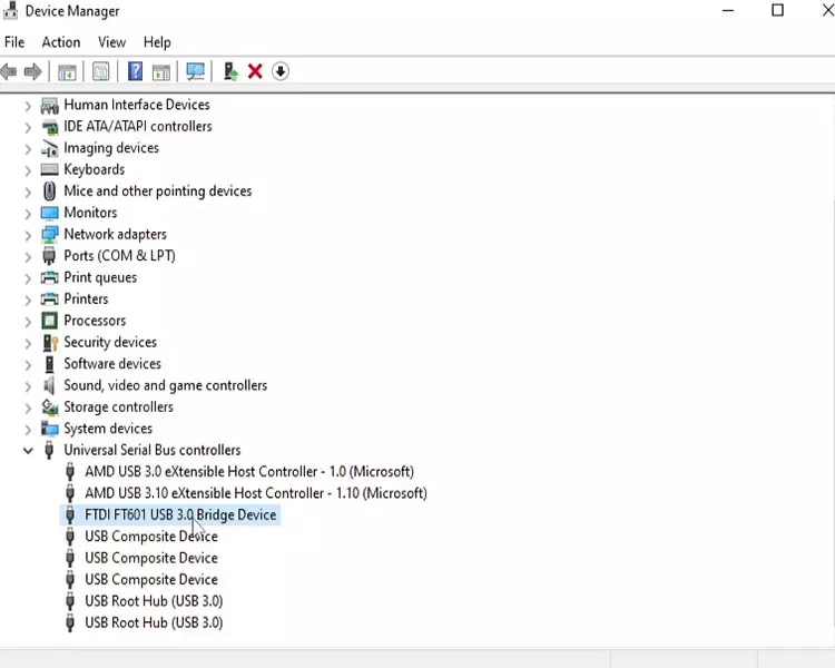 device manager