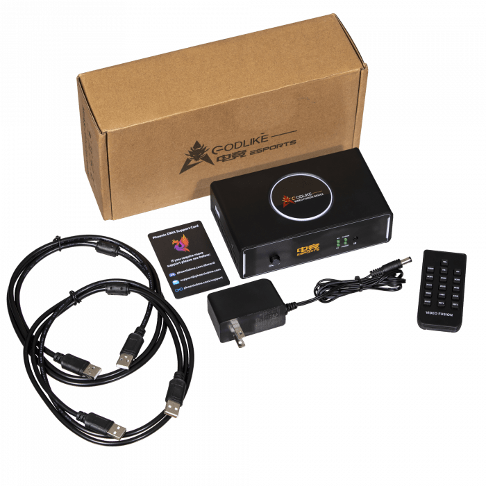 Fusor GBOX tipo Dios HDMI/DP 4k